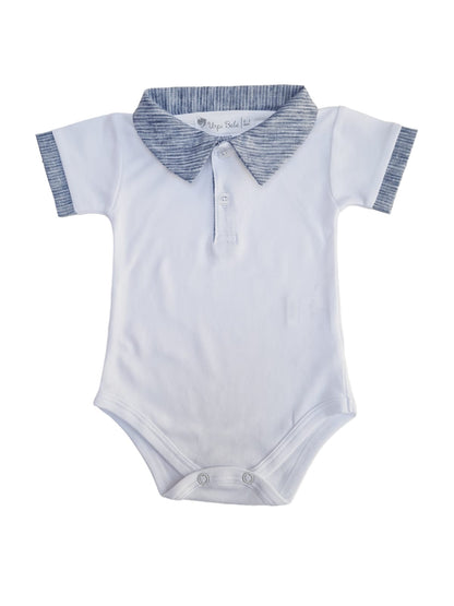 Urpi Bebe Bodie Cuello Camisa Azul